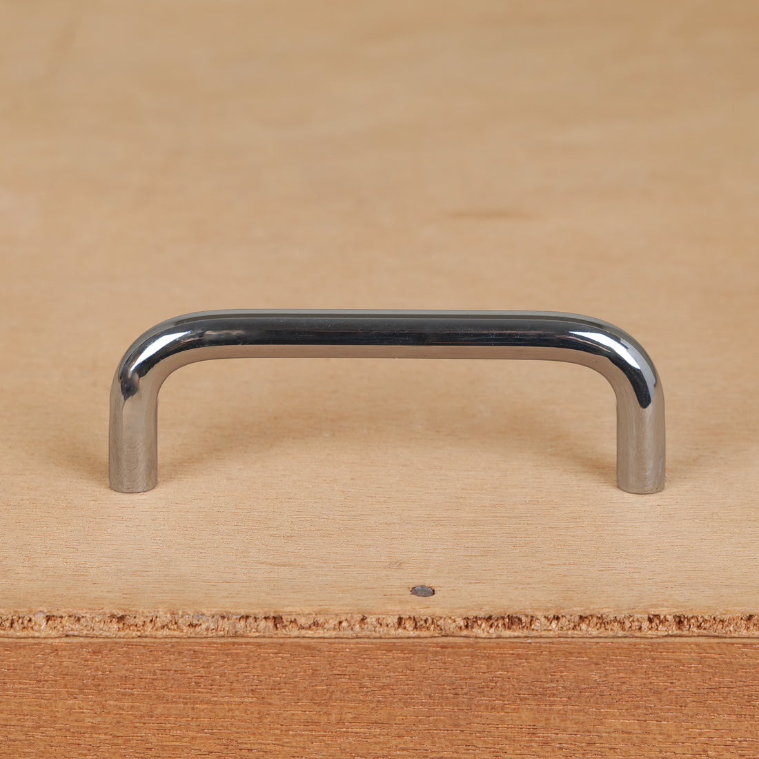 Straight chrome furniture handle