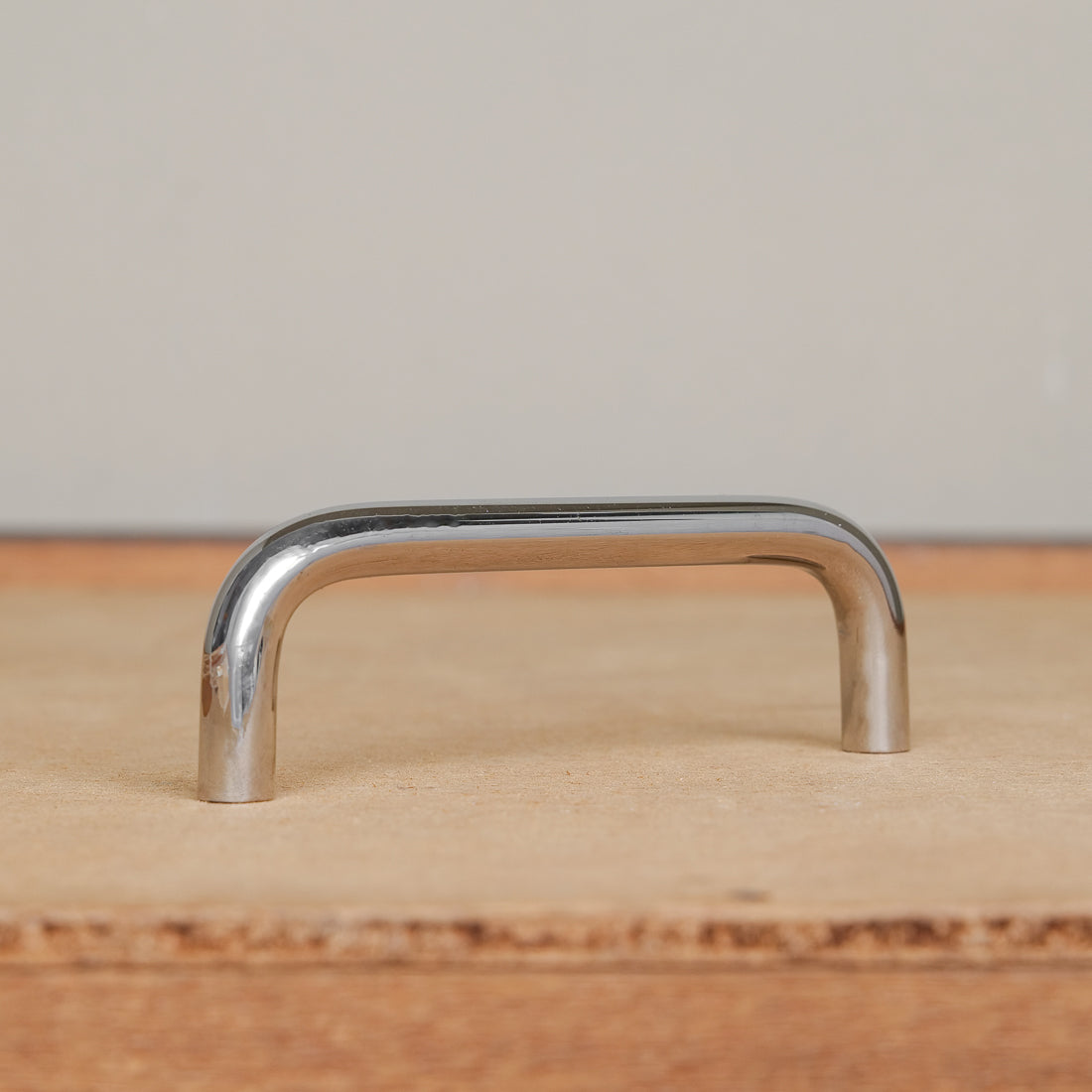 Straight chrome furniture handle