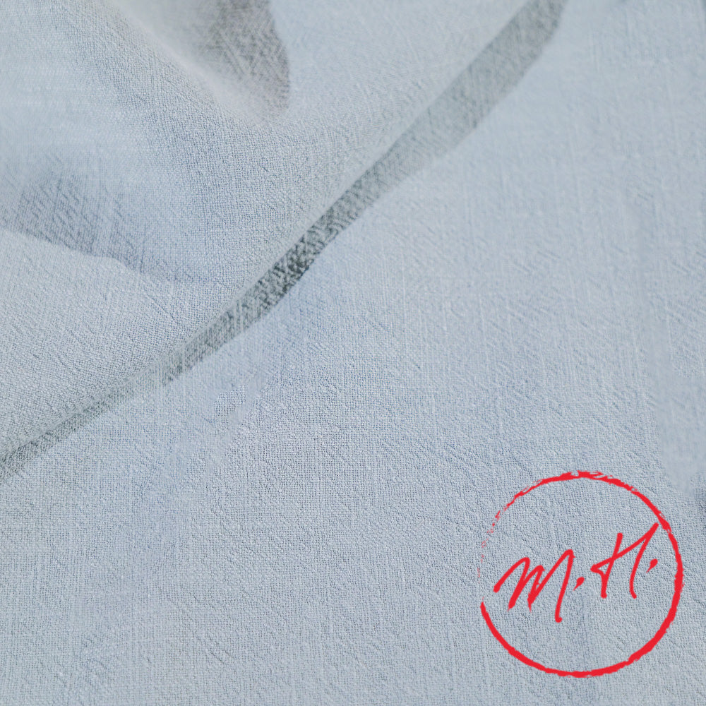 Sky blue linen fabric by the metre