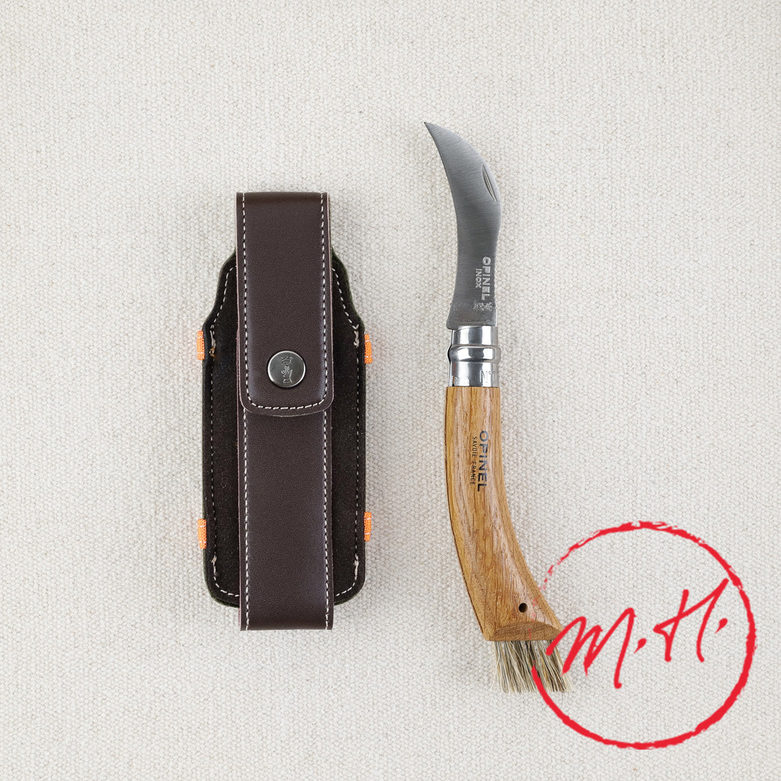 Opinel mushroom knife n°8 with brush