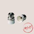 Adaptateur B22 vers E14 blanc