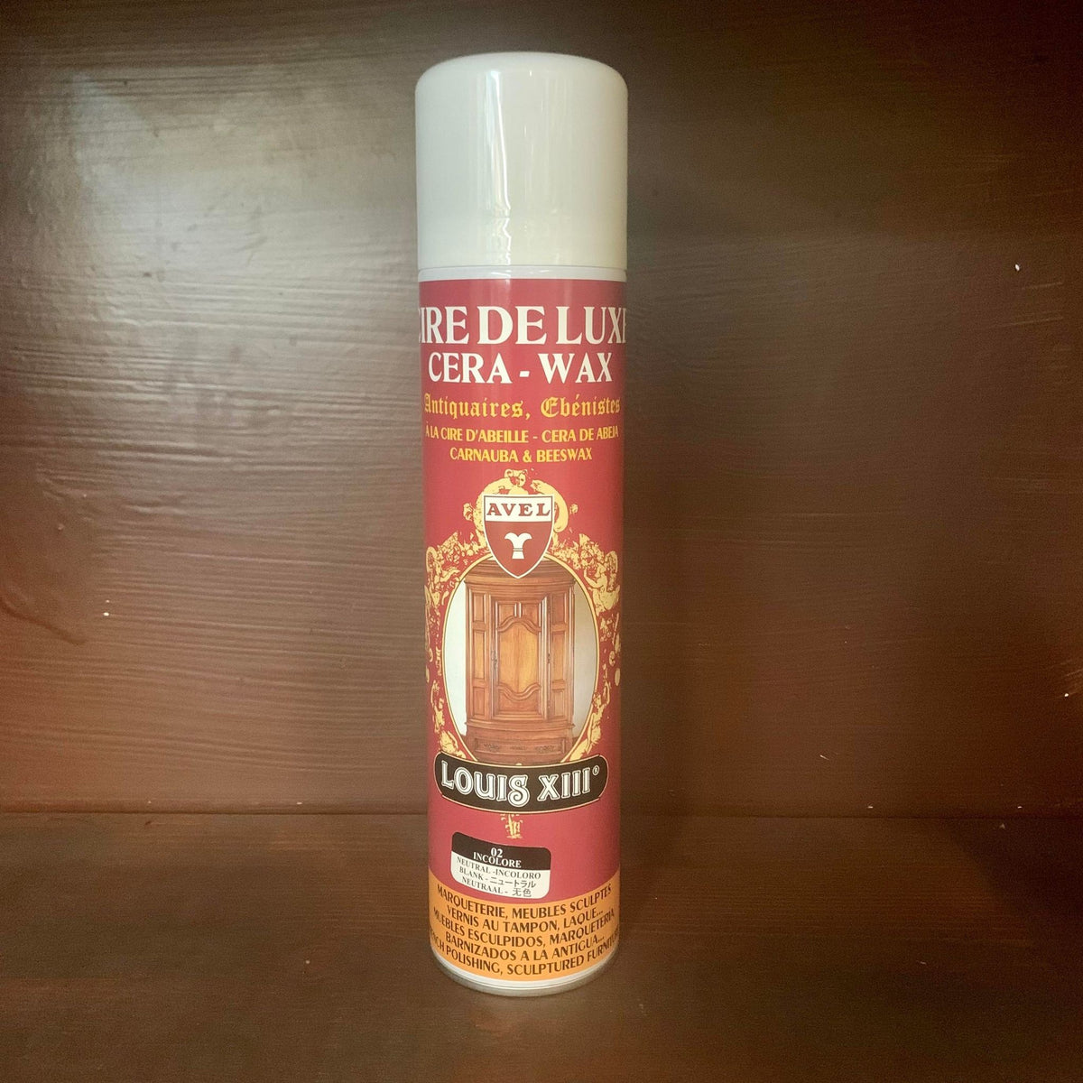 Aérosol cire de luxe Louis XIII avel