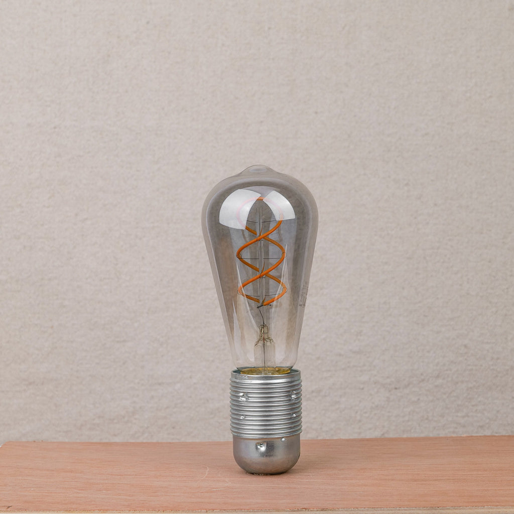 Ampoule forme Edison Led E27 4W verre fumé