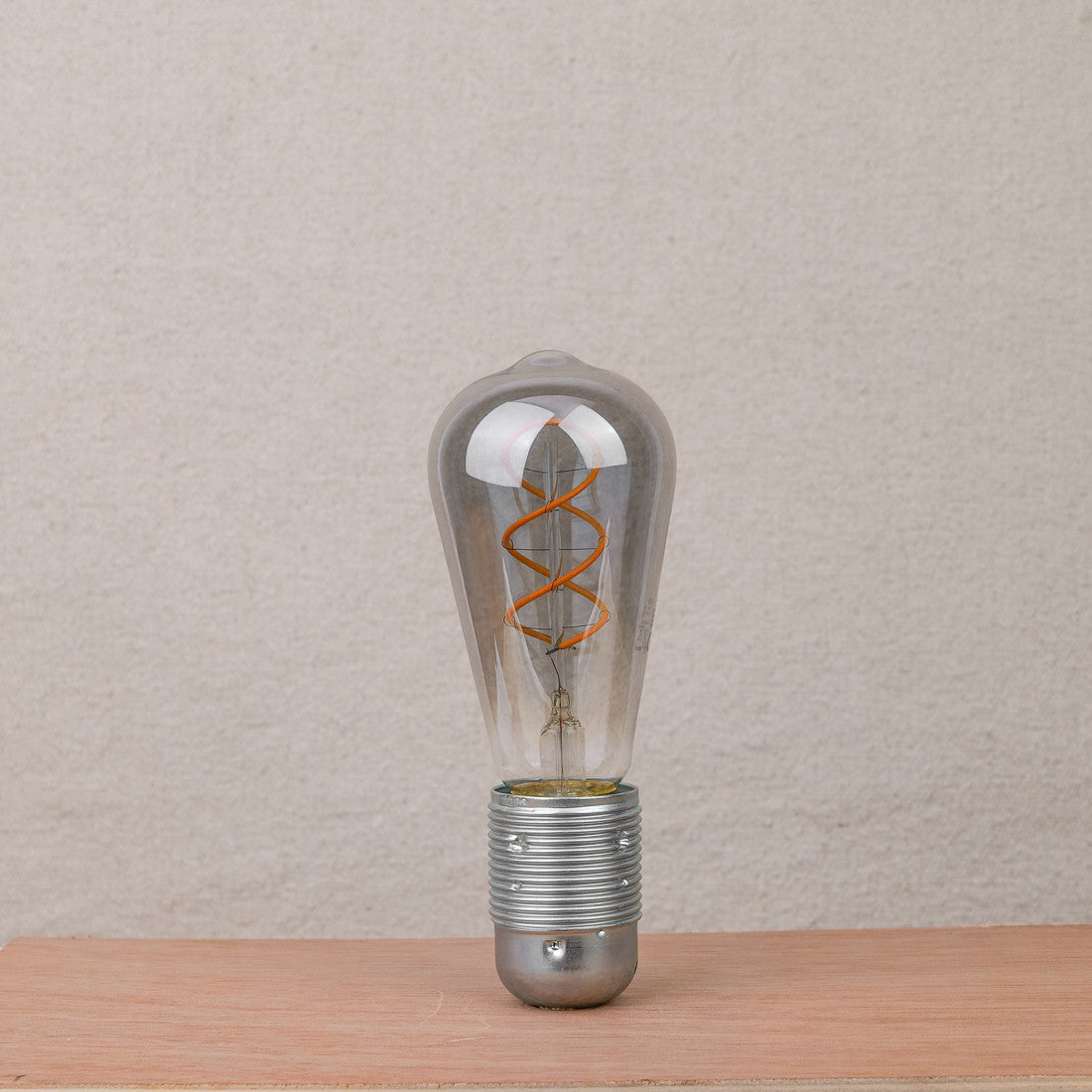 Ampoule forme Edison Led E27 4W verre fumé