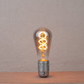 Ampoule forme Edison Led E27 4W verre fumé