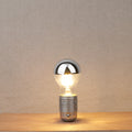 Ampoule LED calotte argentée E27