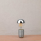 Ampoule LED calotte argentée E27