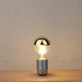 Ampoule LED calotte dorée E27