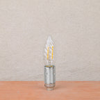 Ampoule LED torche E14 / 2,5W verre transparent
