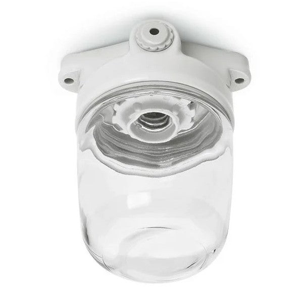 Applique de plafond en porcelaine blanche 100W