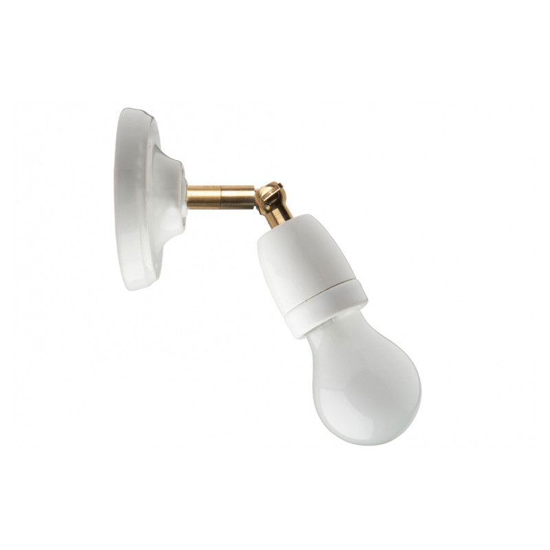 Applique murale orientable en porcelaine