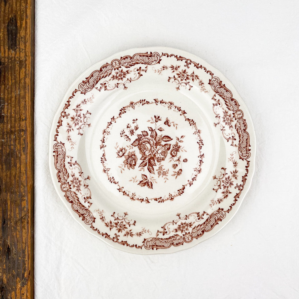 Assiette à dessert décor floral Ø20cm