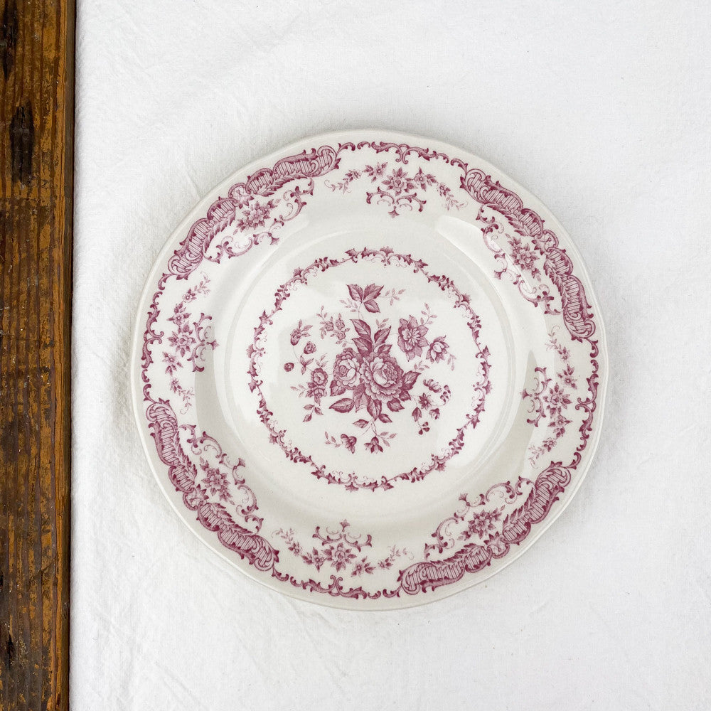 Assiette à dessert décor floral Ø20cm