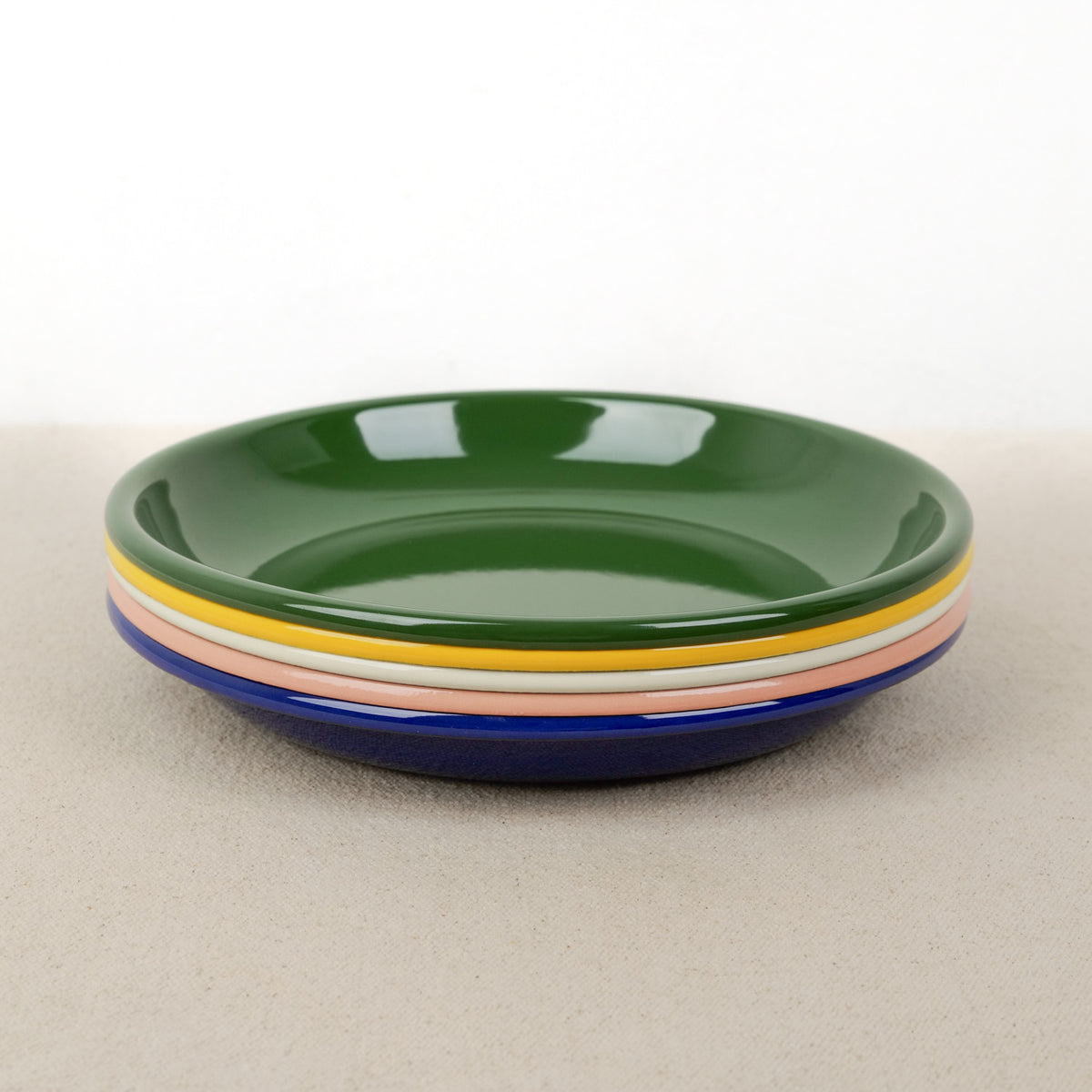 Assiette à dessert émaillée Ø21 cm