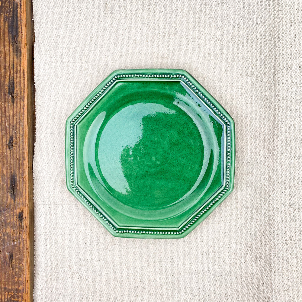 Assiette à dessert Louis XVI Perlé Pichon