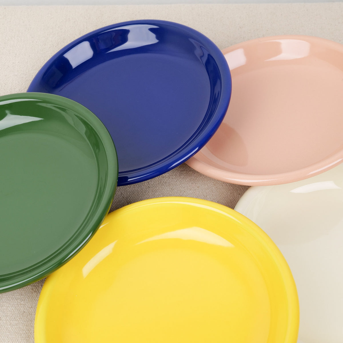 Assiette émaillée couleur unie Ø26cm