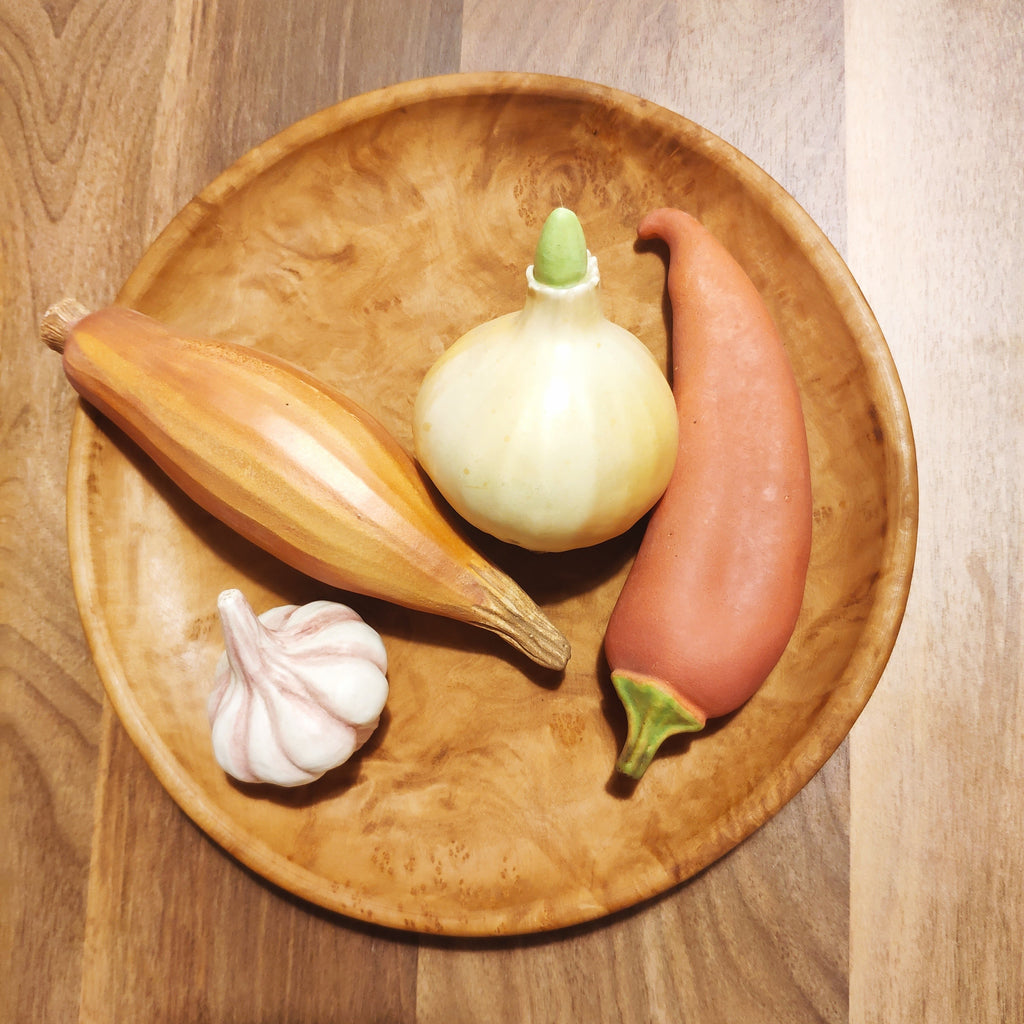 Assiette Bois d'Olivier