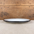 Assiette en émail plate