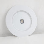 Assiette en porcelaine blanche Maison Empereur Ø27 cm