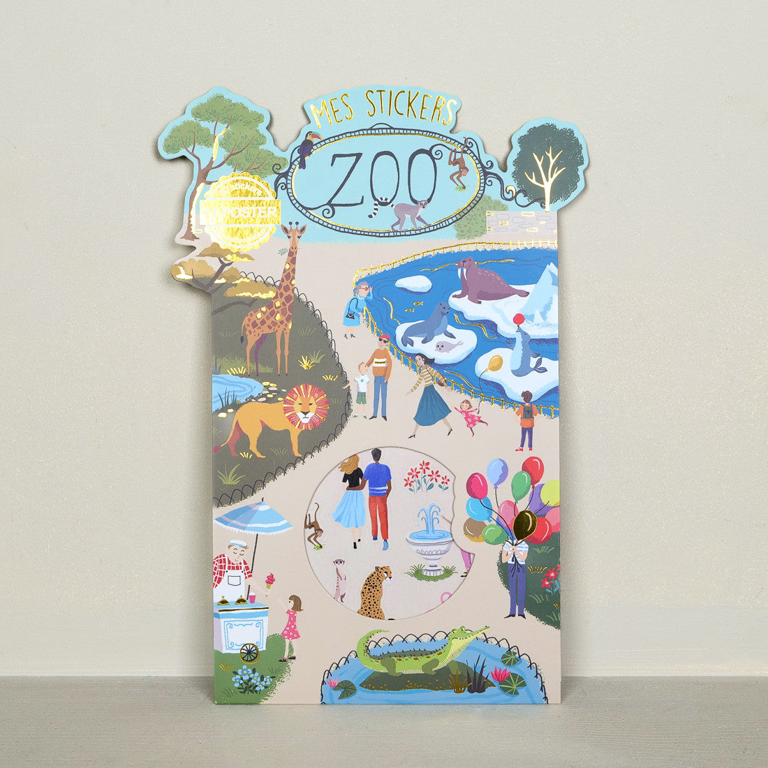 Autocollants et poster zoo