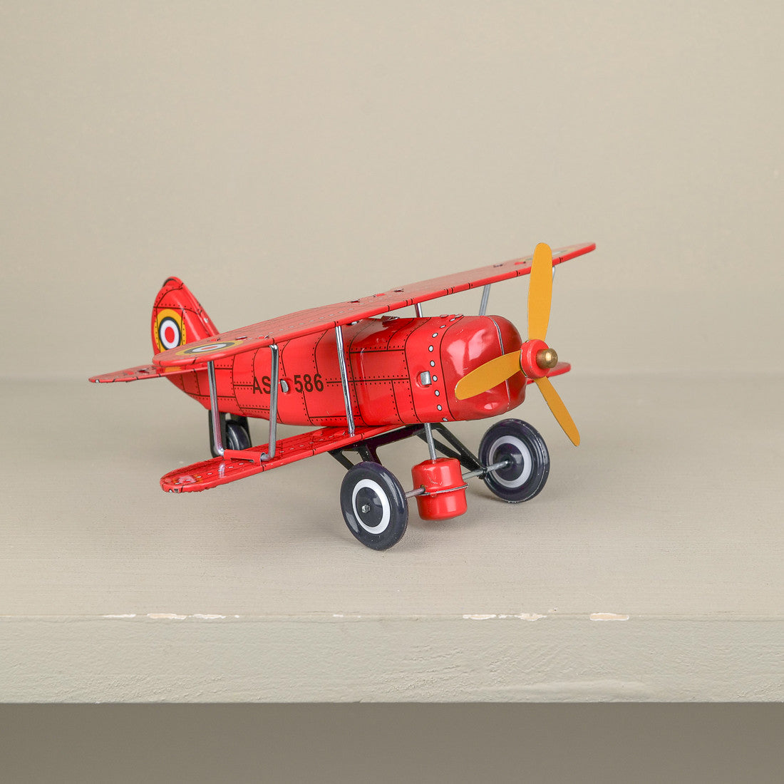 Aéroplane rouge à clef
