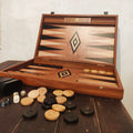 Backgammon en acajou