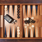 Backgammon en acajou