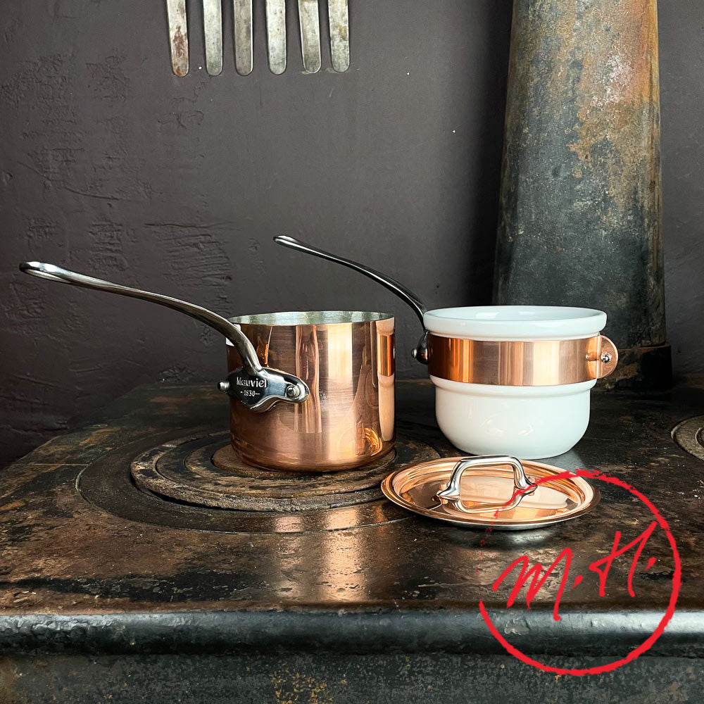 Bain-marie en cuivre étamé Mauviel
