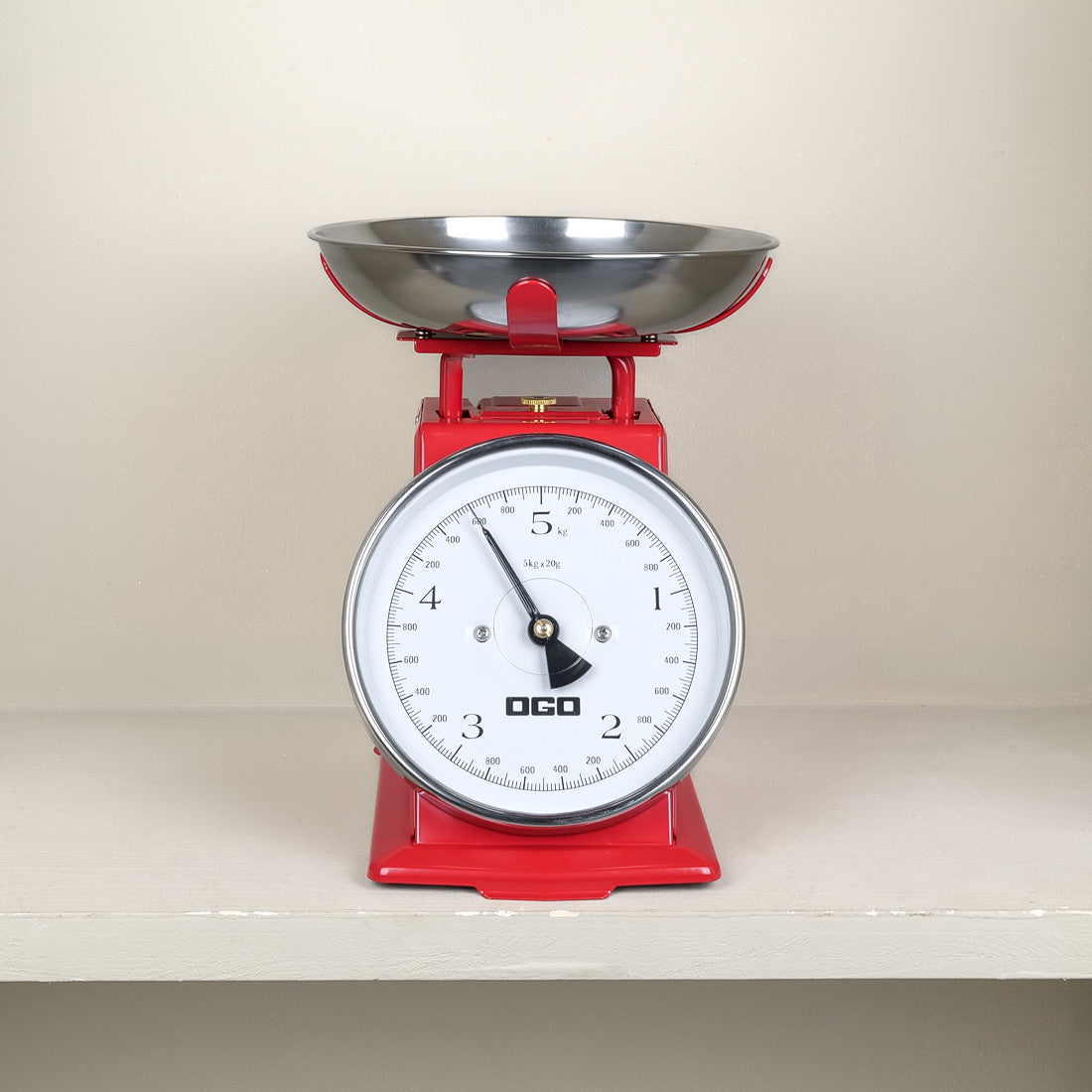 Balance de cuisine rouge
