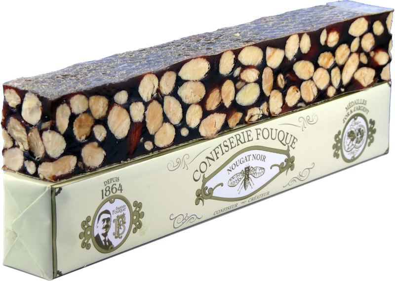 Barre de nougat noir