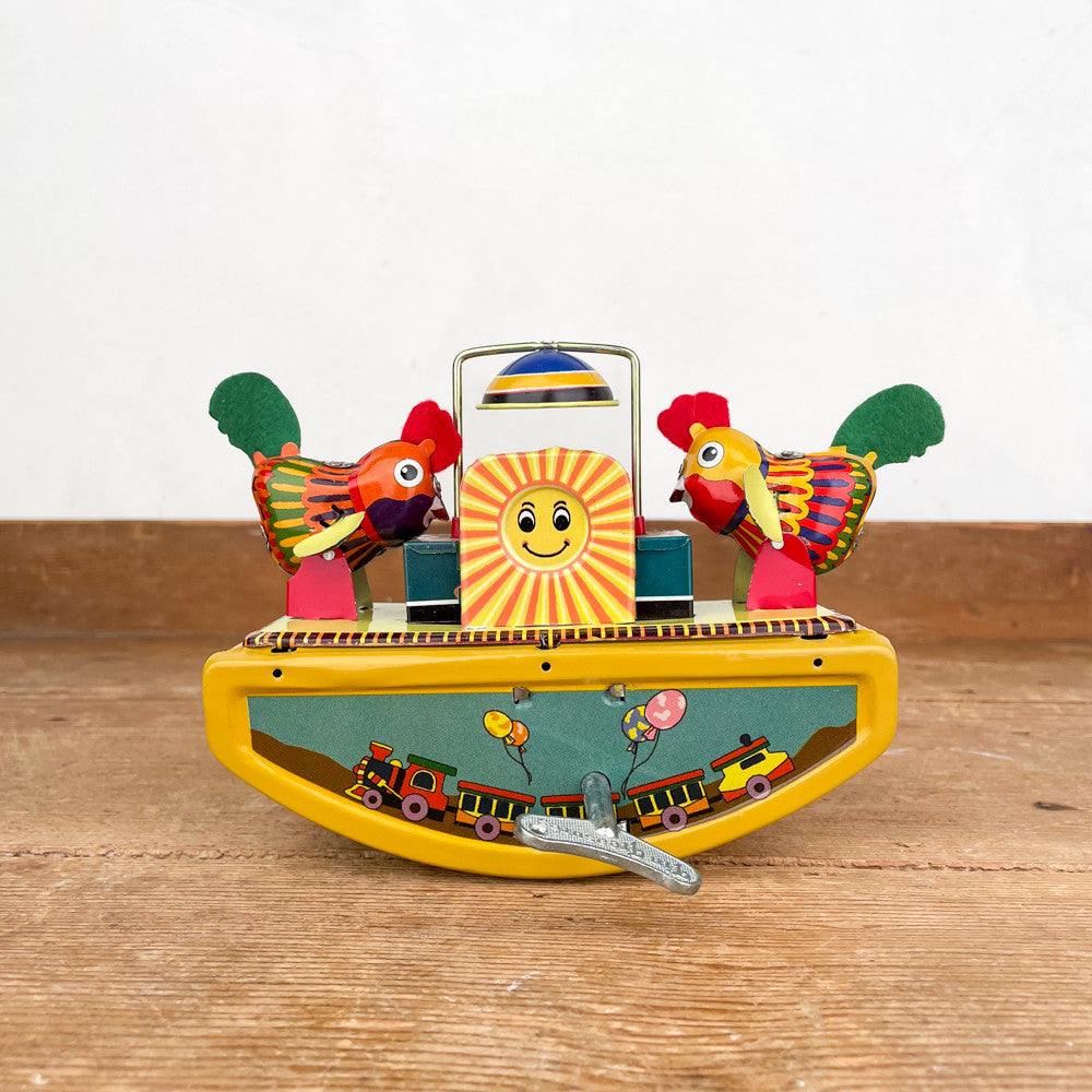 Bascule avec poules mécanique