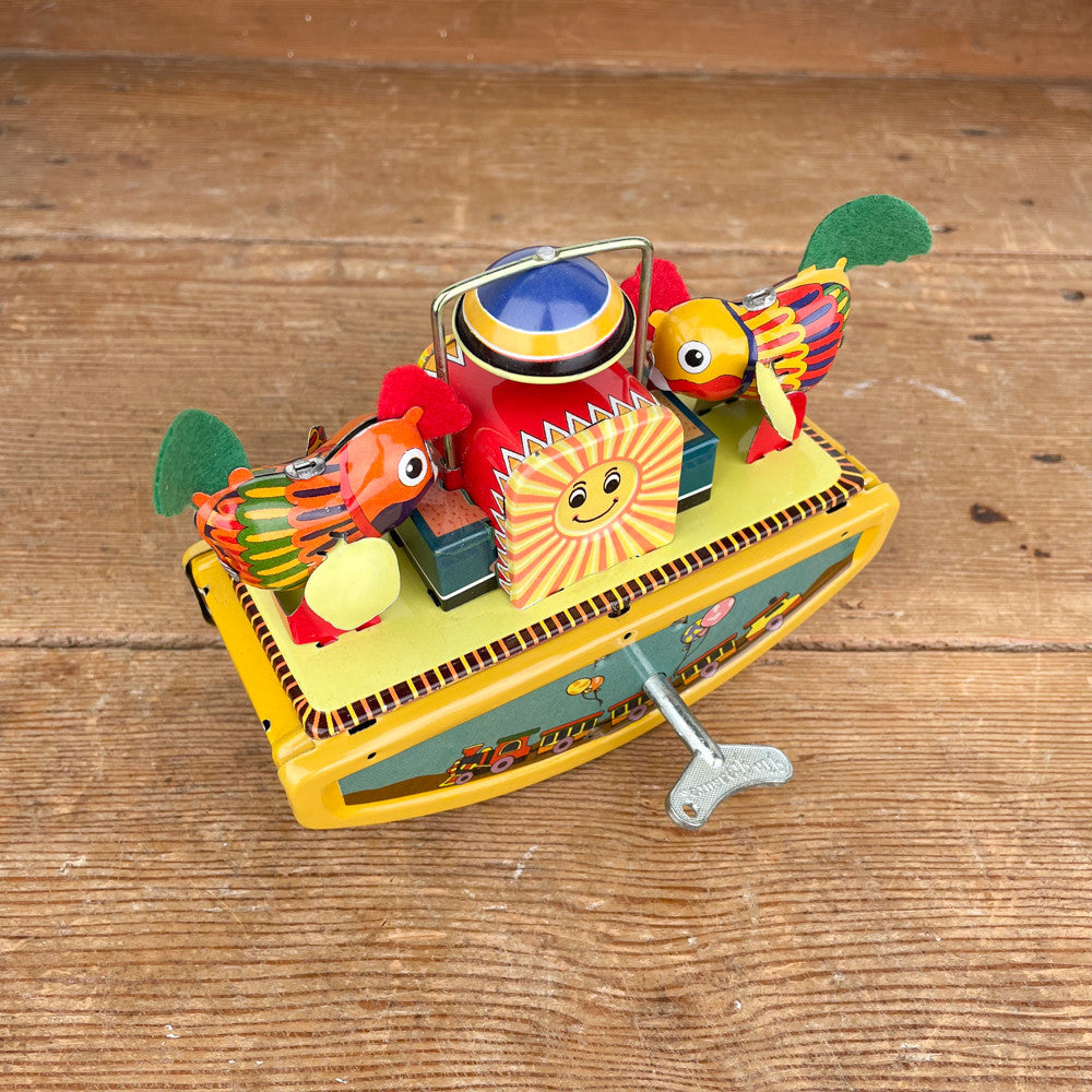 Bascule avec poules mécanique