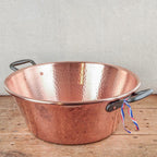 Bassine à confiture en cuivre pour induction