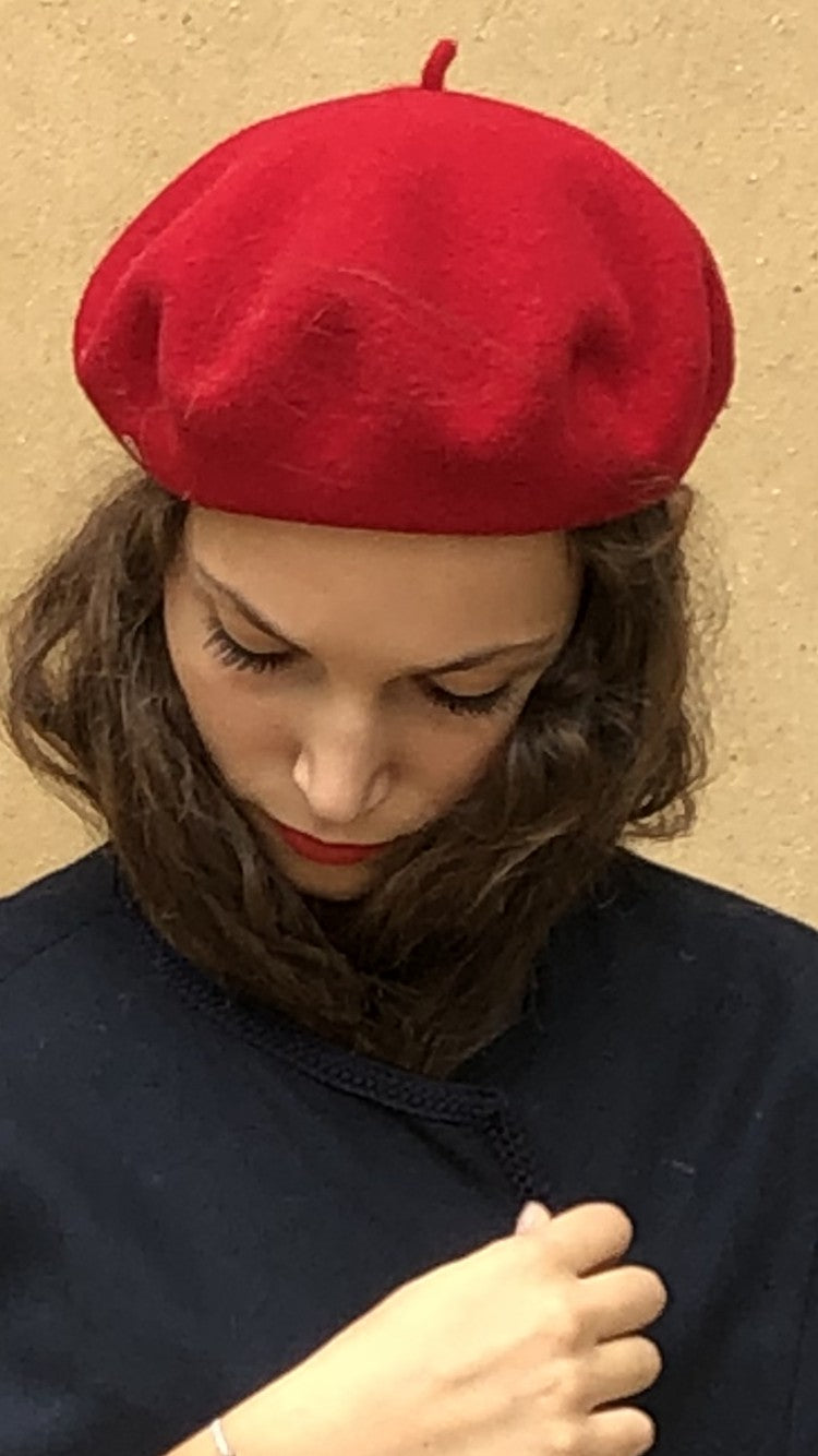 Béret basque rouge