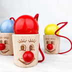 Bilboquet tête en bois