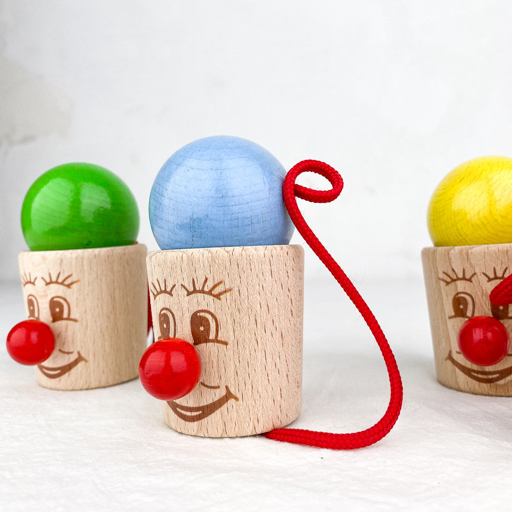 Bilboquet tête en bois