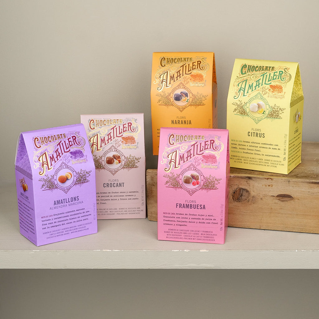 Boîte de chocolats fourrés Amattler 72g