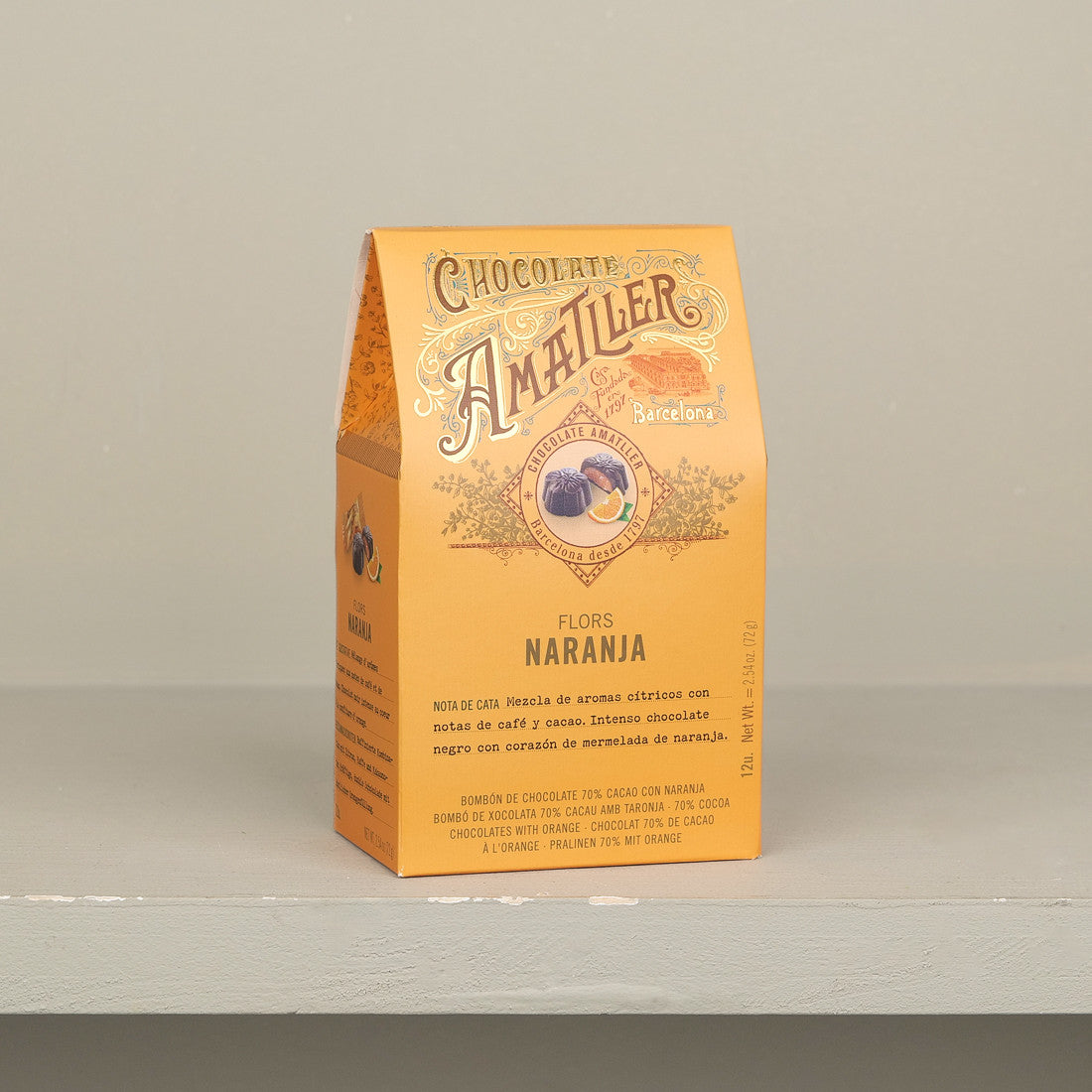 Boîte de chocolat à l'orange Amattler