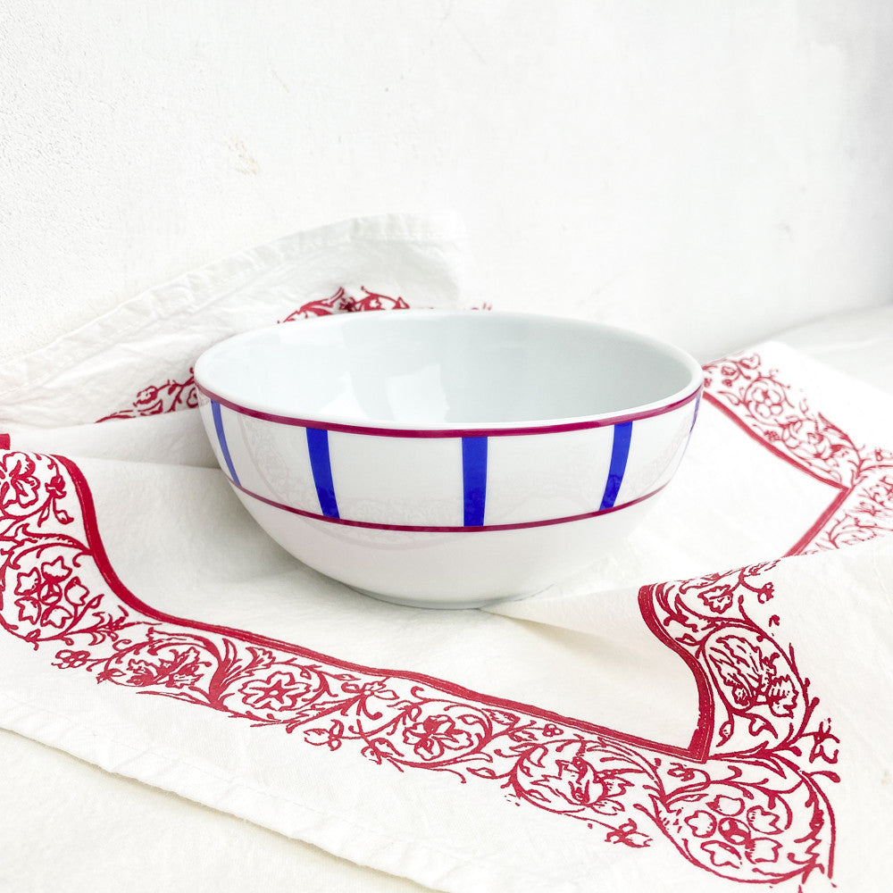 Bol basque rouge et bleu