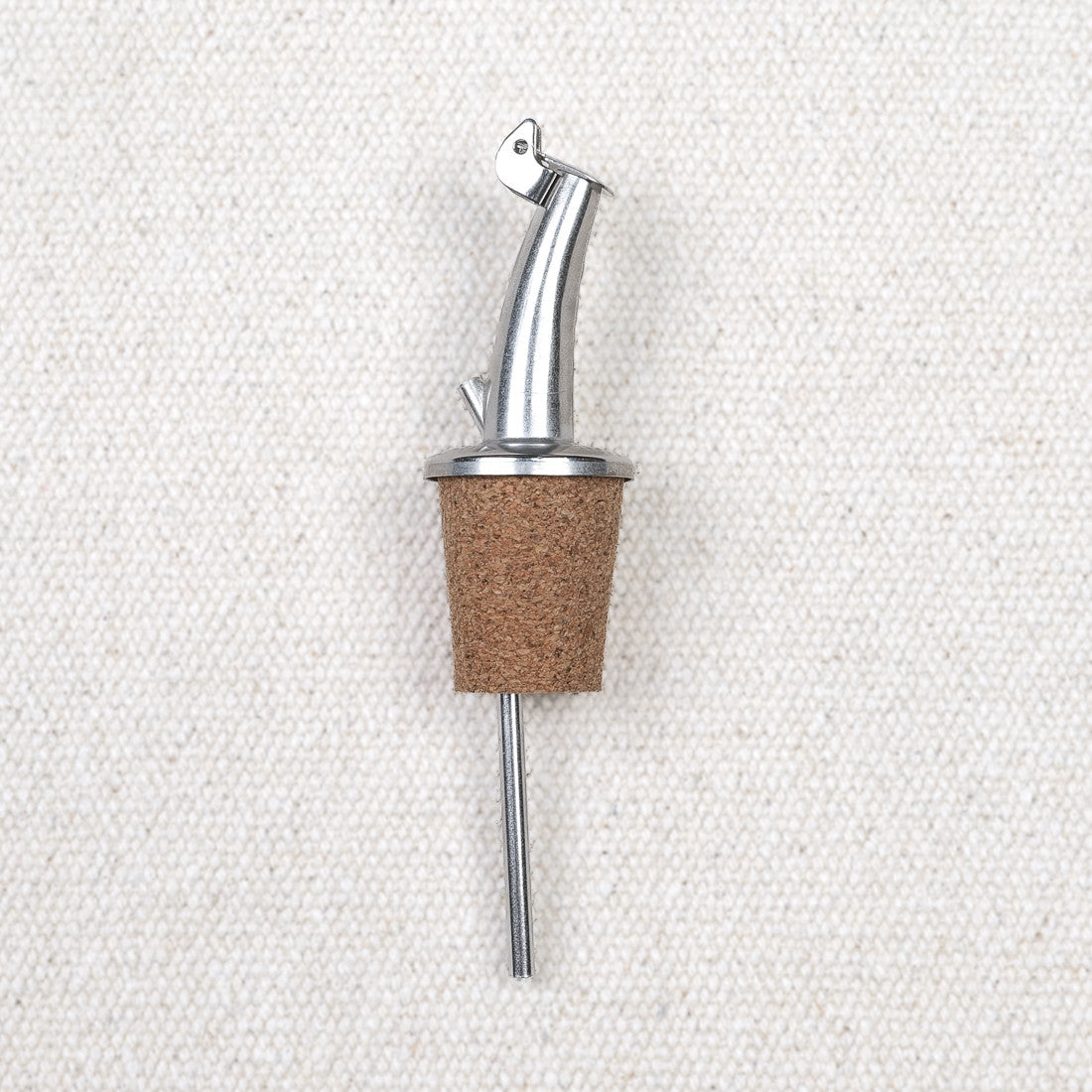 Bouchon verseur en inox et liège