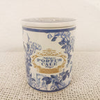 Bougie en boîte bleu et or