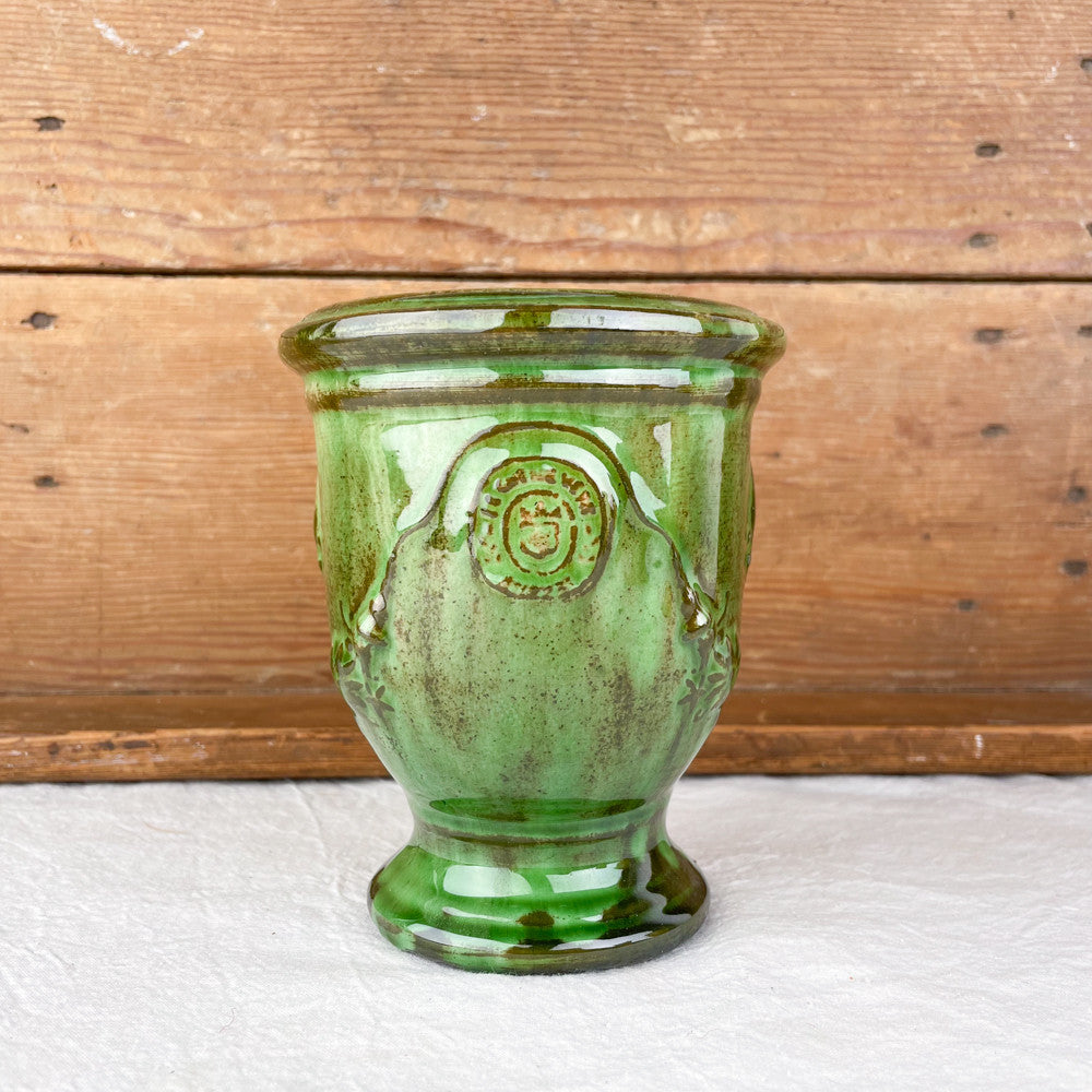 Bougie poterie d'Anduze verte
