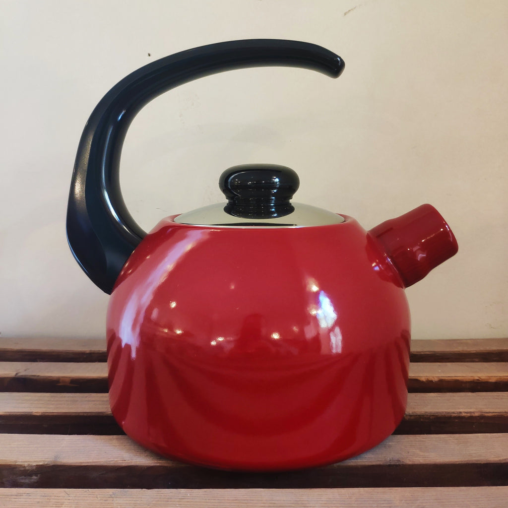 Bouilloire siffleuse 2L en émail