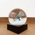 Boule à neige Duo de skieurs