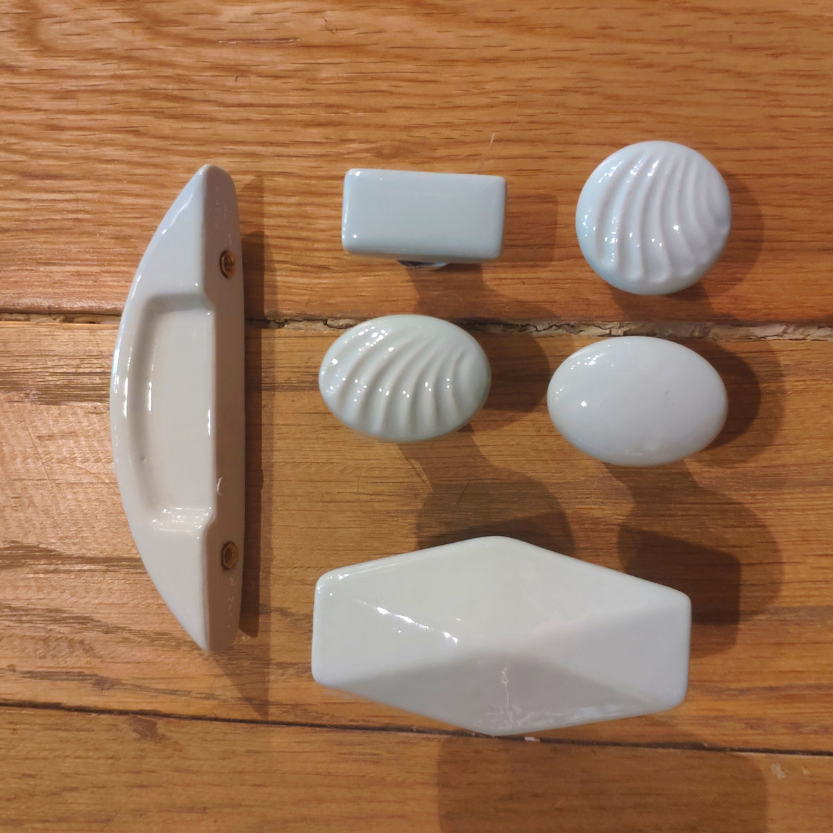 Boutons de porte & placards porcelaine céladon
