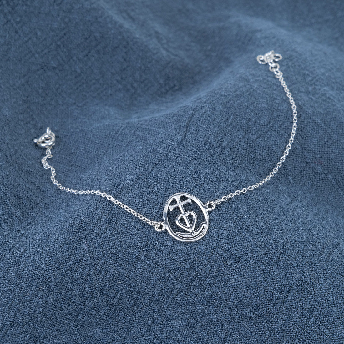 Bracelet Croix de Camargue en argent