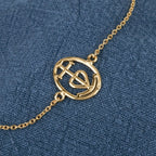 Bracelet Croix de Camargue vermeil