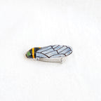 Broche cigale colorée