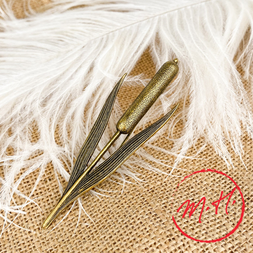 Broche Roseau
