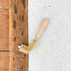 Brosse à évier manche en bois